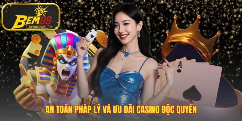 Casino BEM88 hoạt động hợp pháp với giấy phép PAGCOR