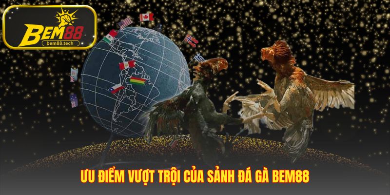 Sảnh đá gà BEM88 trả thưởng nhanh và phát sóng minh bạch